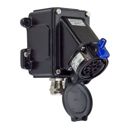 Meltric Pin & Sleeve Receptacle, 10 A, 220V AC, 11 Pole, Spring Clamp Terminals Wire Connection Type Black 06-A0001-25M